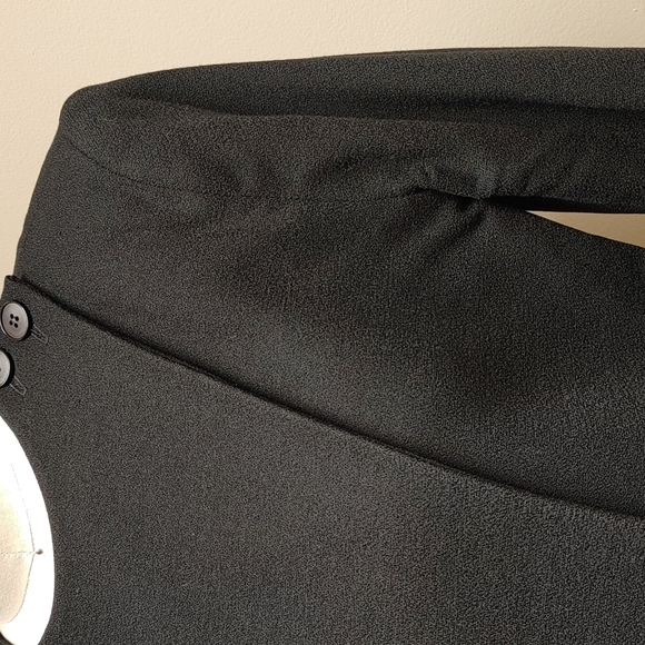 Vtg Prophecy Black Crepe Wool Jacket - Picture 2 of 14